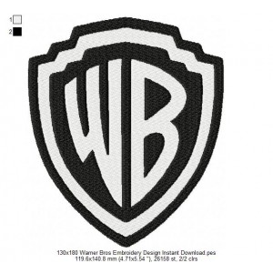 130x180 Warner Bros Embroidery Design Instant Download